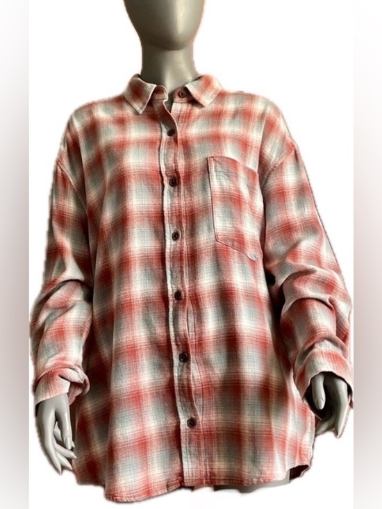 wild fable Tops - NWT Wild Fable XL Plaid Shirt Relaxed Fit with Pockets